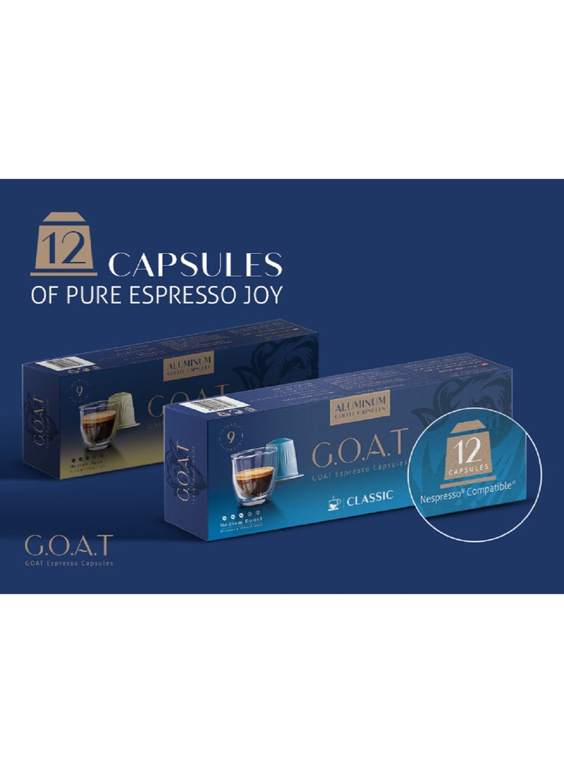 G.O.A.T - Classic Espresso 12 Capsules - Image 1