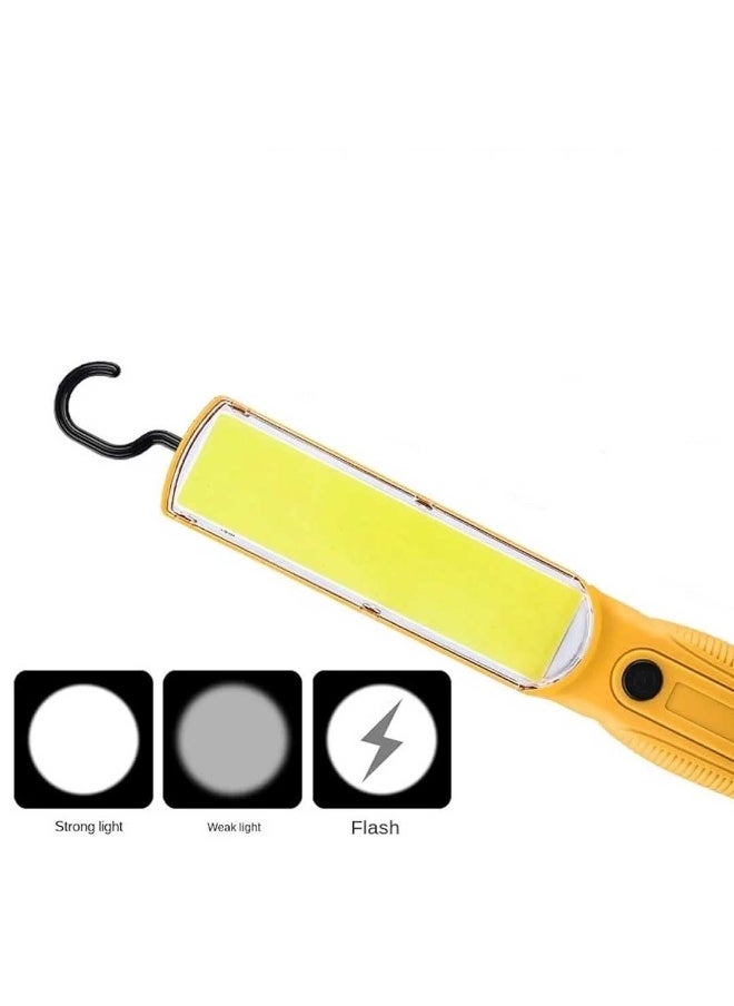 Rechargeable Multi-Functional Work Flashlight with Magnetic Hook
