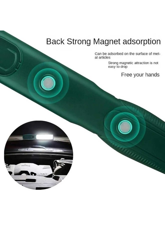 Rechargeable Multi-Functional Work Flashlight with Magnetic Hook