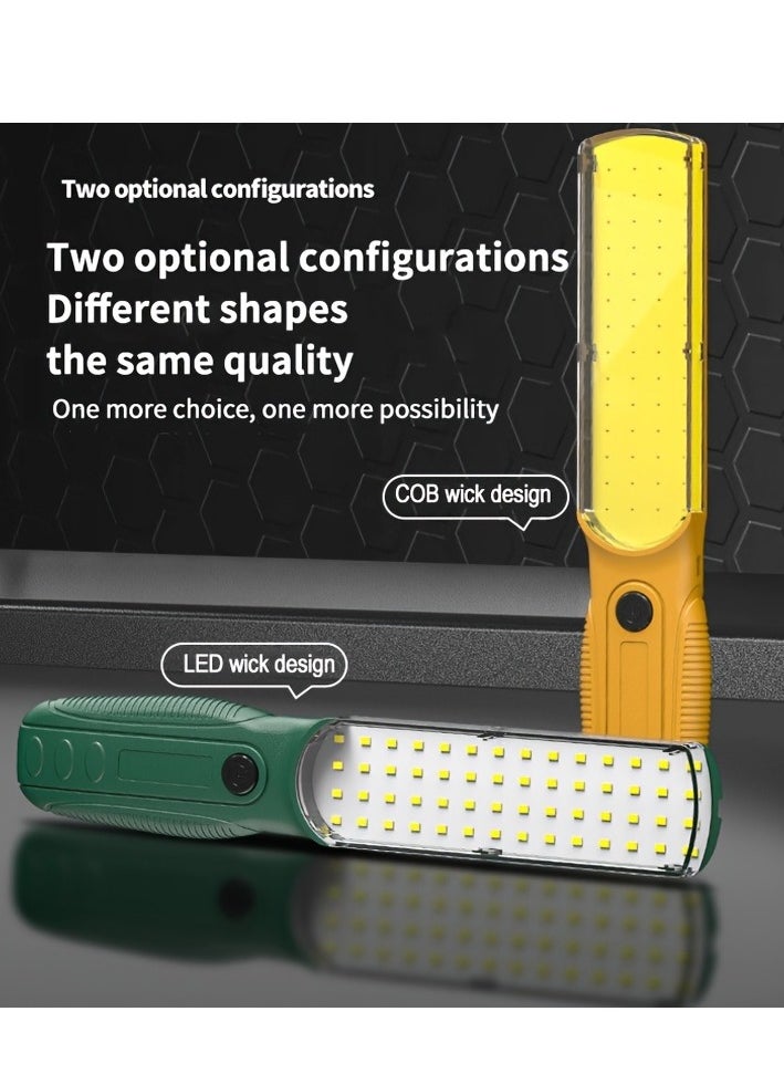 Rechargeable Multi-Functional Work Flashlight with Magnetic Hook