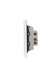 Donmarco Ultra Thin 1 Gang Intermediate Switch – Versatile Lighting Control, Premium Plastic Material, Fire-Resistant Electric Switch, 15-Year Warranty, Wall Switch for Home and Office (Matt White)  - Image 4