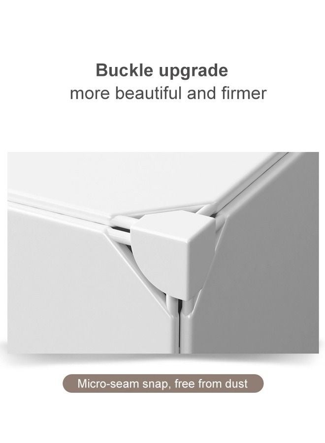 WALALLA 6-Tier Shoe Storage Cabinet Rack Plastic Shelves Organizer For Closet Hallway Bedroom Entryway 61X31X93 Cm 20 Pairs Of Shoes - Image 5