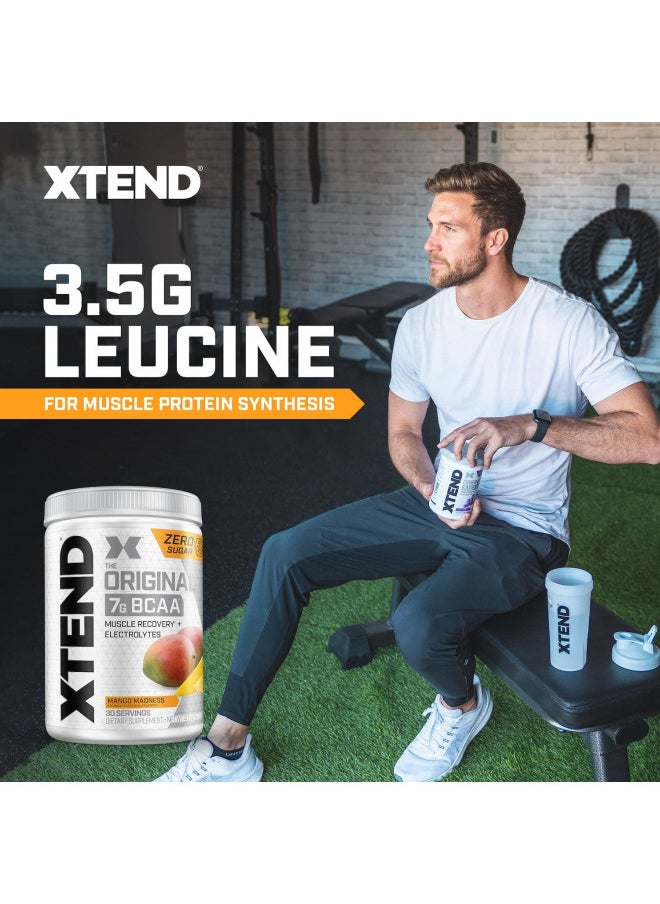 SCIVATION XTEND Original BCAA Powder Mango Madness - Sugar Free Post Workout Muscle Recovery Drink with Amino Acids - 7g BCAAs for Men & Women - 30 Servings  - Image 5