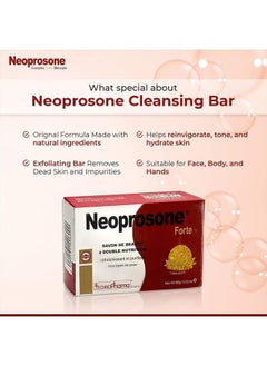 Neoprosone Neoprosone, Skin Brightening Soap | 2.02 oz / 80 g | Hyperpigmentation Soap, Fade Dark Spots on: Body, Knees, Face, Armpits | with Glycerin  - Image 2