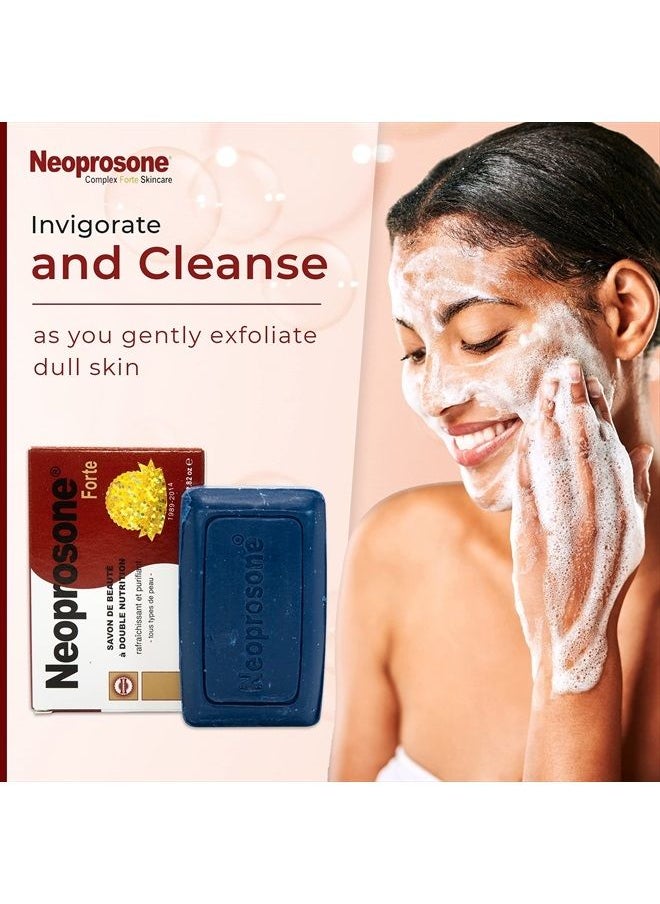 Neoprosone - Neoprosone, Skin Brightening Soap | 2.02 oz / 80 g | Hyperpigmentation Soap, Fade Dark Spots on: Body, Knees, Face, Armpits | with Glycerin - Image 1