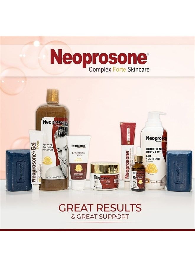 Neoprosone - Neoprosone, Skin Brightening Soap | 2.02 oz / 80 g | Hyperpigmentation Soap, Fade Dark Spots on: Body, Knees, Face, Armpits | with Glycerin - Image 1