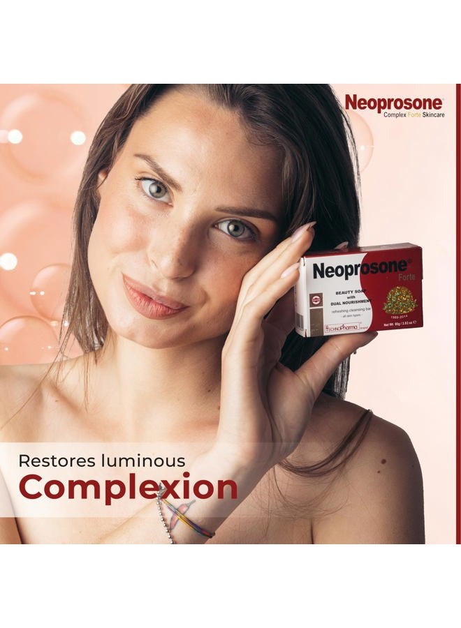 Neoprosone نيوبروسون، صابون تفتيح البشرة | 2.02 أونصة / 80 جم | صابون فرط التصبغ، يزيل البقع الداكنة على: الجسم، الركبتين، الوجه، الإبطين | مع الجلسرين - Image 5