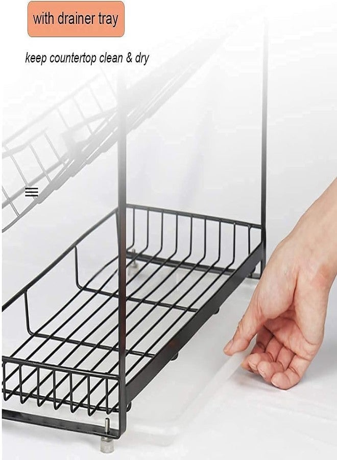 SUNBEET Spice Rack, Spice Rack, 4-Tier Spice Rack, Kitchen Countertop Organizer and Storage, Free Standing Drawer Organizer for Pantry, Cabinet, Countertop, Black - Image 5