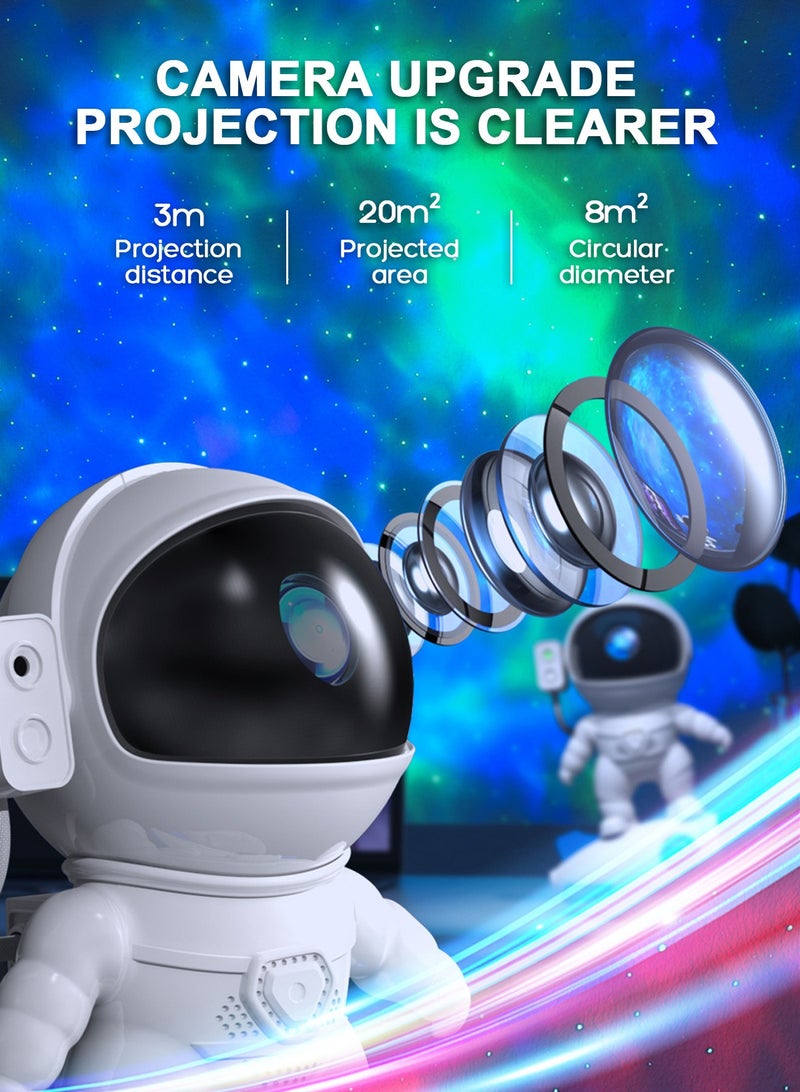 URbazaar Astronaut Galaxy Projector for Bedroom, Star Projector Galaxy Light with App & Remote Control, White Noises, Bluetooth Speaker, Rocket Night Light for Kids, Ceiling, Gifts, Room Decor - Image 4