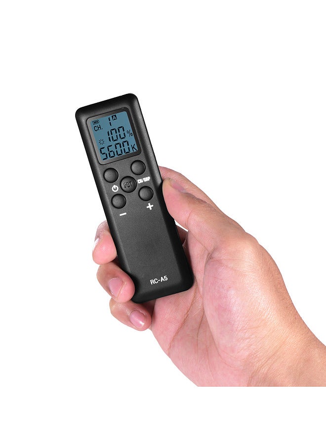Godox - RC-A5 Remote Control 16 Channels 6 Groups Replacement for SL-60W SL-100W SLB60W LED308W/Y/C LED308IIW/Y/C LED500W/Y/C LED500LW/Y/C LED500LRW/Y/C LEDP260C LC500 FL150S FL150R FL100 FL60 - Image 1