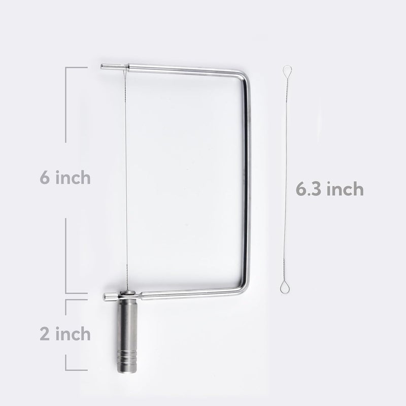 ShinianYa 5 pcs Cheese Slicer Replacement Wires for Block Cheese Cutting & Slicing, 6.3 inches Long-Compatible with Stainless Steel Cheese Slicer Board Wires (6.3 inches 5pcs) - Image 3