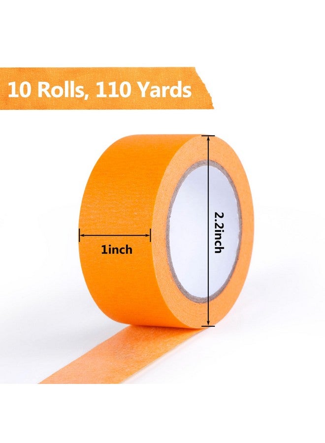 Koogel 10 Rolls Colored Masking Tapes, Pianters Tape, Rainbow Colors Rolls For Diy Decorative, Crafts, Kids Art Supplies - Image 2