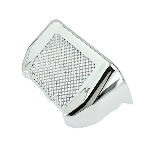 HDBUBALUS Motorcycle Oil Cooler Cover Case with Bracket Fit for Harley Touring Road King Road Street Glide FLHR FLHX 2017-2025 Chrome - Image 3