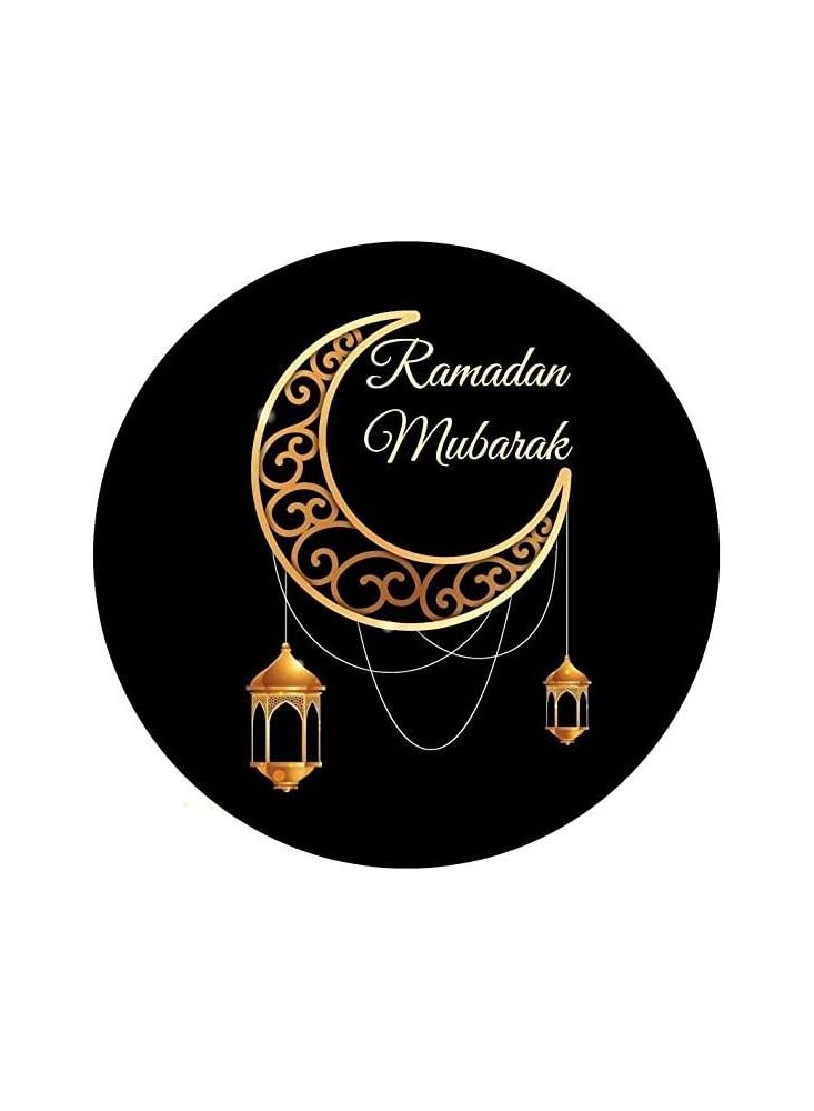 Generic Ramadan Mubarak Stickers |Ideal for Gift Wrapping | Ramadan Stickers for Gift Bag | Ramadan Envelope | Ramadan goody bags | Ramadan gift tag | Happy Ramadan Vinyl Sticker  (Design 4)