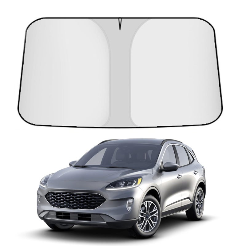 دايونغ DAYONG 142 * 80CM غطاء شمس للسيارة مع حقيبة تخزينمظلة للسيارة الأمامية Windshied مظلات زجاج أمامي قابلة للطي للسيارات للأشعة فوق البنفسجية حماية السيارات من الداخل الداخلي