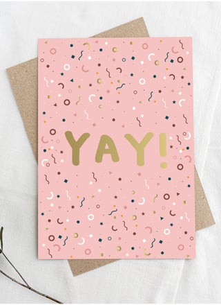 Congratulations Yay! Greeting Card