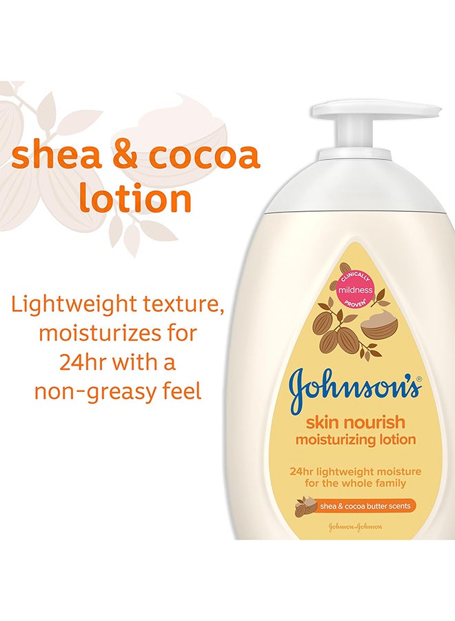 Johnson's Baby Skin Nourish Moisturizing Baby Lotion For Dry Skin, 16.9 fl. oz - Image 2