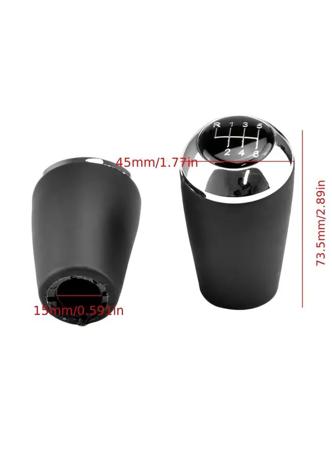 Gear Shift Knob Cover Boot For Mazda 3 2006 2012 Black 5 Speed Dust Cover - Image 2