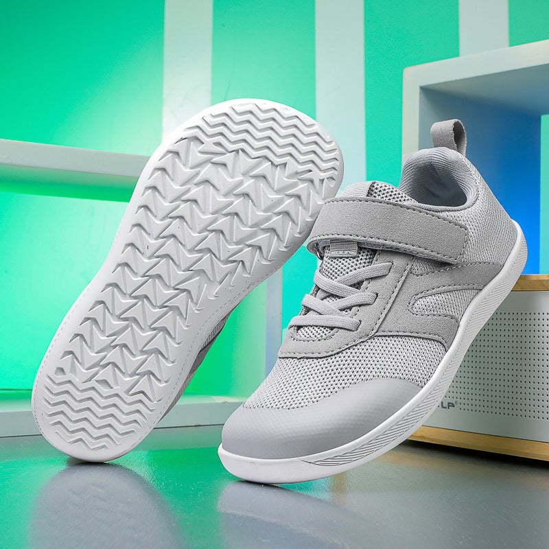 New Children'S Wide-Toe Shoes, Wide-Toe Barefoot Shoes, Non-Slip Breathable Outdoor Casual Sports Shoes, Running And Hiking Shoes - Image 1
