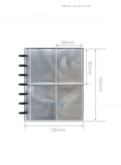 Generic Photocard Binder 3 Inch Photocard Holder Book Sleeves with 30Pcs Inner Pages Idol Album Business Cards Collect 6 Ring Photo Protectors hold 240 Cards  - Image 3