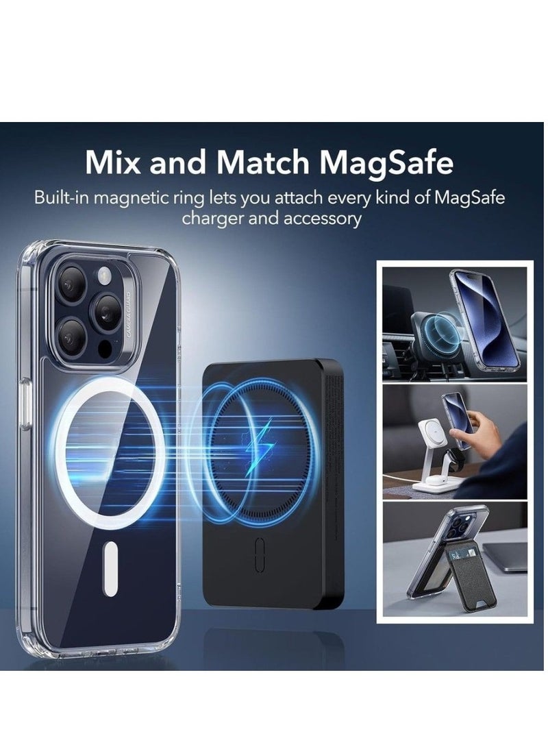 2 Pack For IPhone 15 Pro Max Case Compatible With MagSafe A-Grade Protection Yellowing Resistant Scratch-Resistant Back Magnetic Phone Cover For IPhone 15 Pro Max  - Image 4