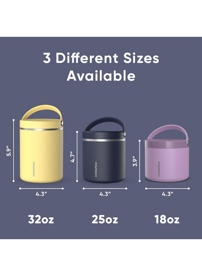 Hydrapeak 25oz Stainless Steel Vacuum Insulated Thermos Food Jar | Thermos for Hot Food and Cold Food, Wide Mouth Leak-Proof Soup Thermos for Adults, 10 Hours Hot and 16 Hours Cold (Navy) - Image 4