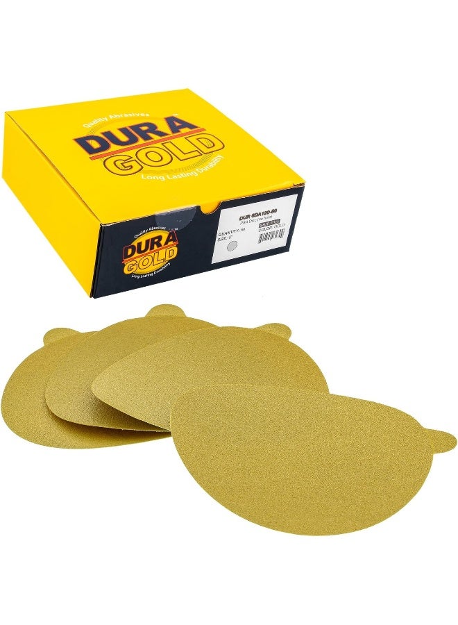 Dura-Gold Dura-Gold Premium - 120 Grit 6" Gold PSA Self Adhesive Stick  - Image 1
