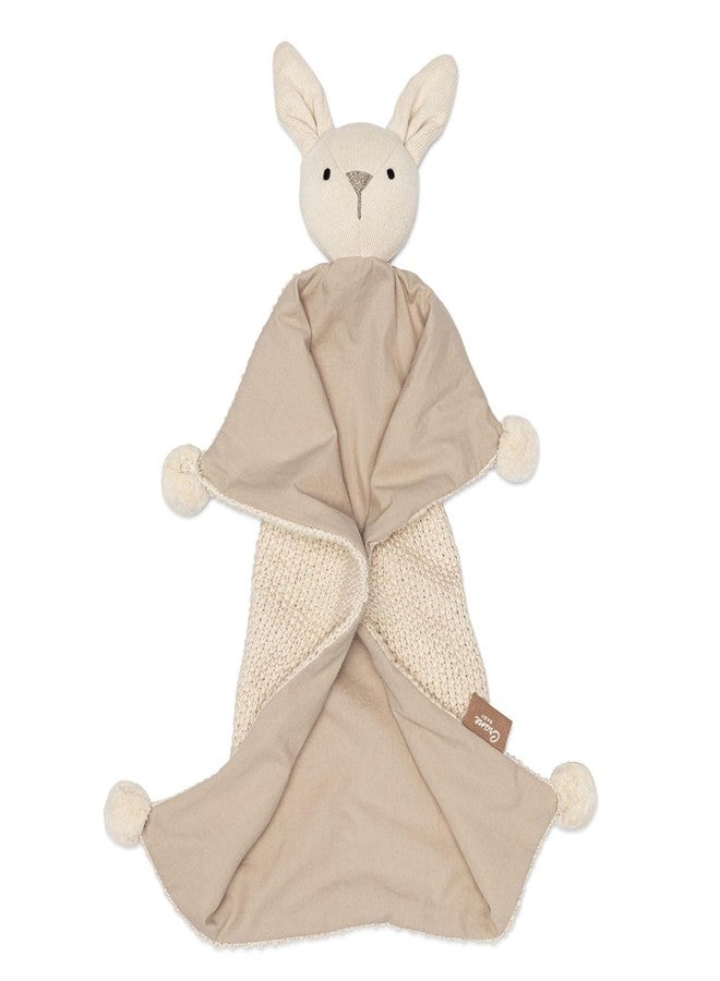 Crane BABY Crane Ollie The Bunny Lovey: 100% Organic Cotton Security Blanket - Image 1