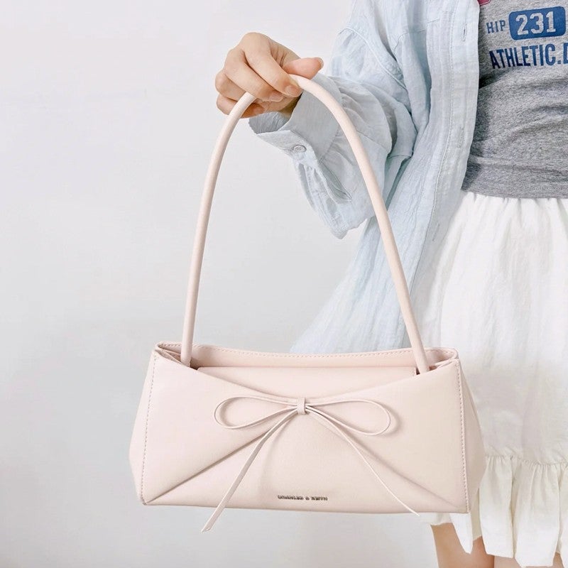 PU Bowknot Shoulder Bag - Image 2