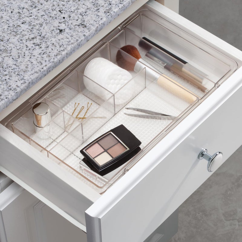 InterDesign iDesign Expandable Vanity Drawer Organizer, The Clarity Collection â€“ 11.25â€ to 18.5â€, Clear - Image 5