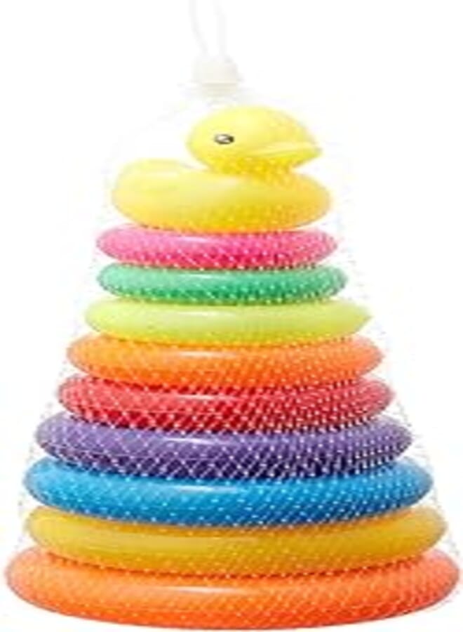 Xin Ying Xin Ying Small Rings For Unisex H1164, 9 Pieces - Multi Color