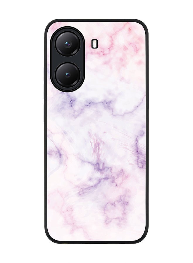 Stylizedd For Xiaomi Poco X7 Pro 5G Case,Slim fit Camera Protection, Shockproof Thin Phone cover  - Marble Print Cotton Candy - Image 1