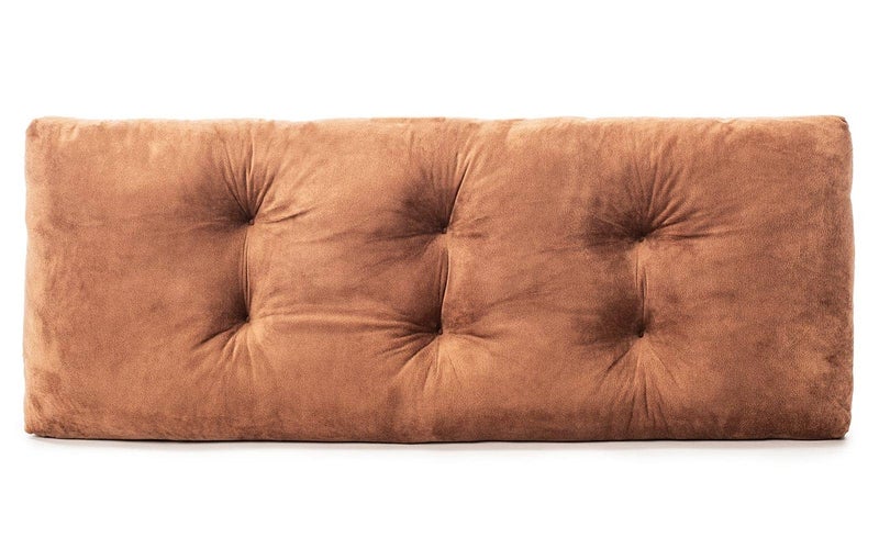JAMPAYANG Bench Cushion NonSlip Tufted Bench Cushions for Swing Shoe Storage Window Seat 36x14 Coffee