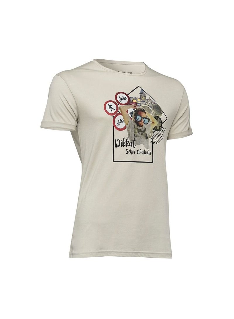 Biggdesign Nature Stop Short Sleeve Soft Cotton Casual T-Shirt  - Image 2
