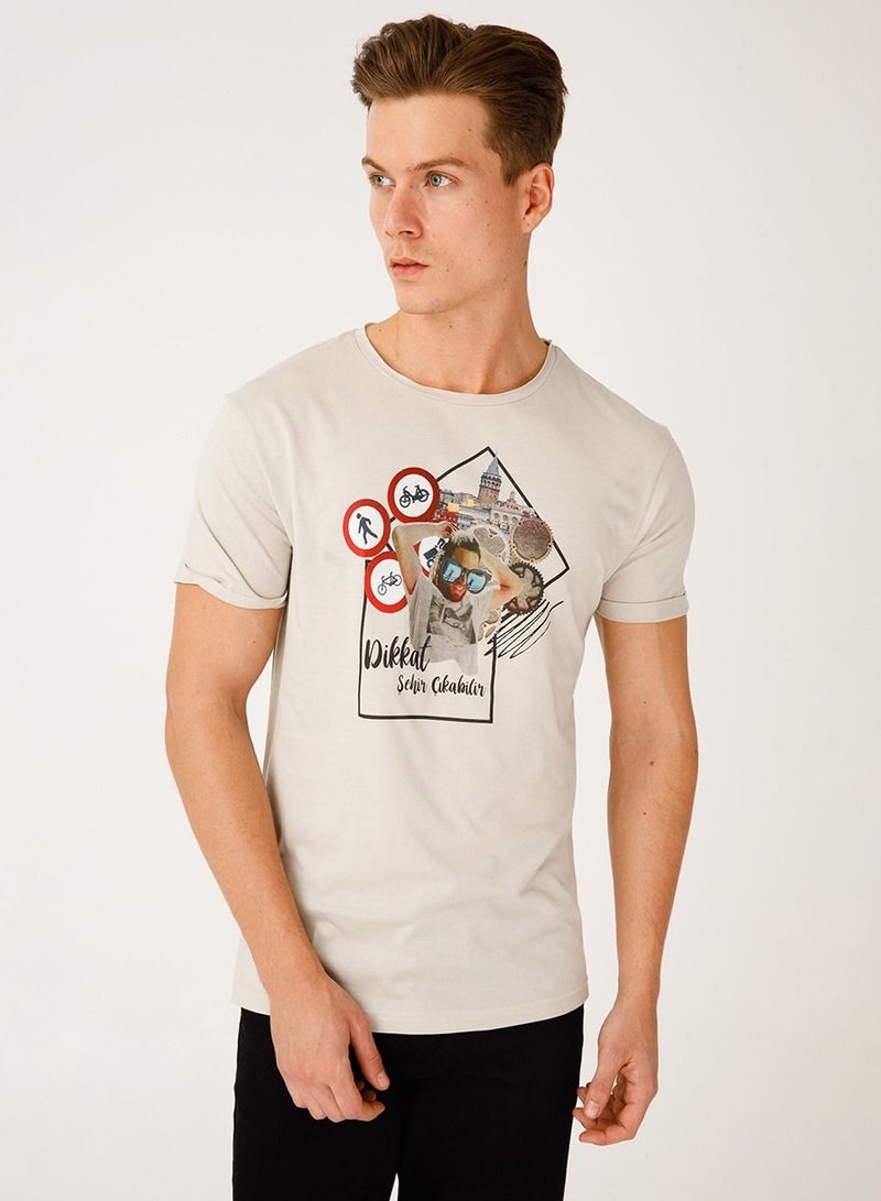Biggdesign Nature Stop Short Sleeve Soft Cotton Casual T-Shirt  - Image 4
