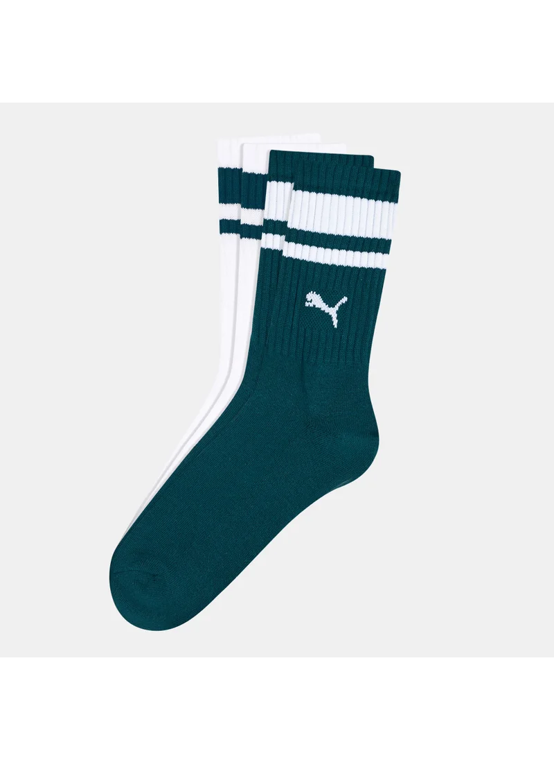 PUMA Men's Heritage Stripe Socks (2 Pack)