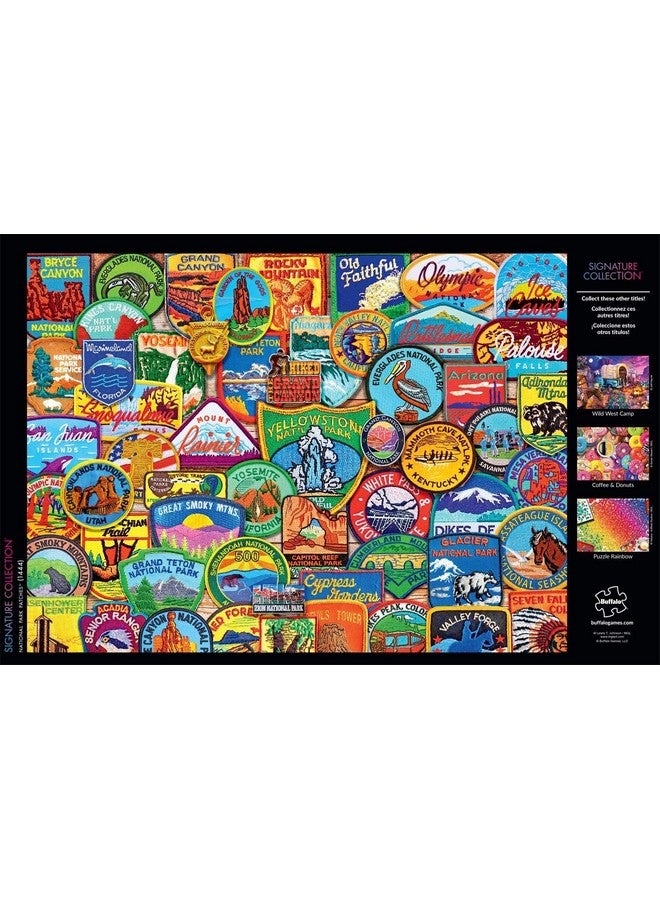 Buffalo Games - National Park Patches - 1000 Piece Jigsaw Puzzle, Blue - Image 5