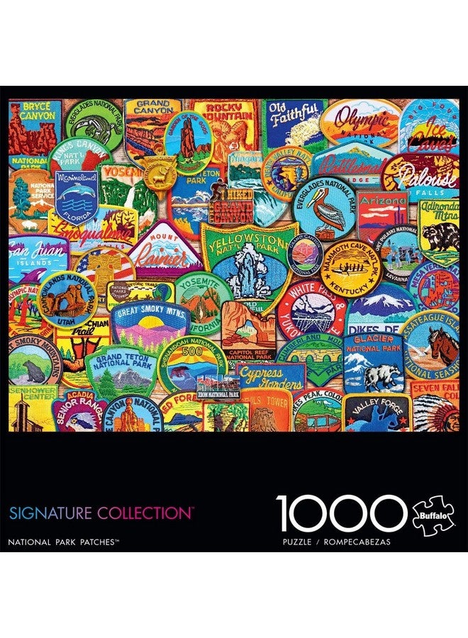 Buffalo Games - National Park Patches - 1000 Piece Jigsaw Puzzle, Blue - Image 3