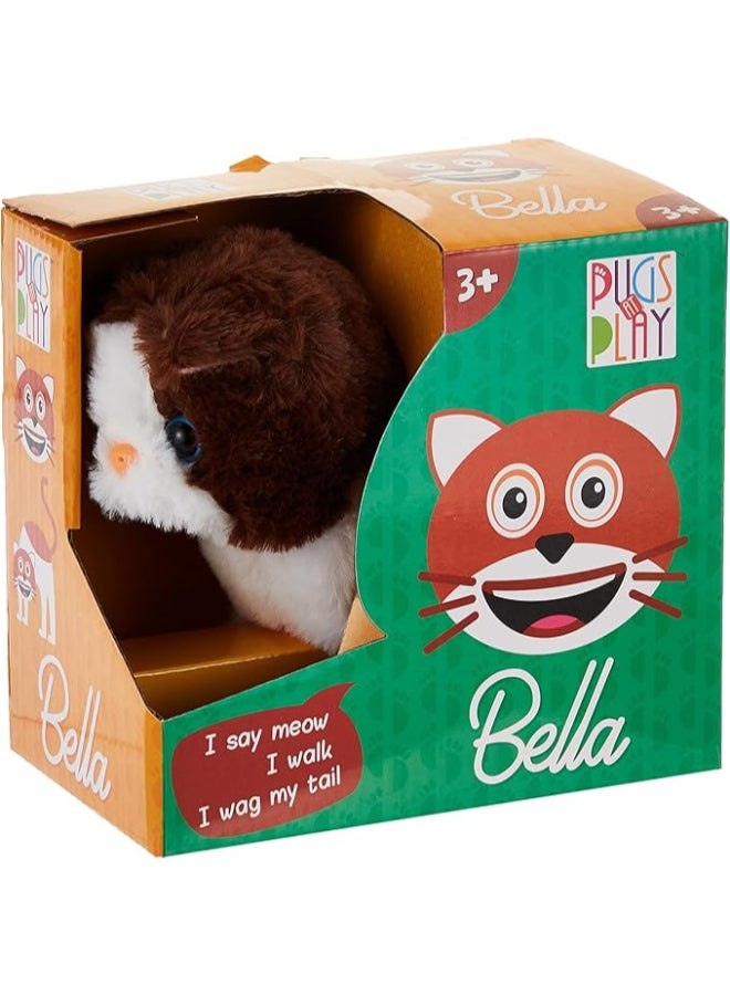 Pugs at Play Bella Walking Cat – Interactive Electronic Pet Toy for Kids Ages 3+ - Image 1