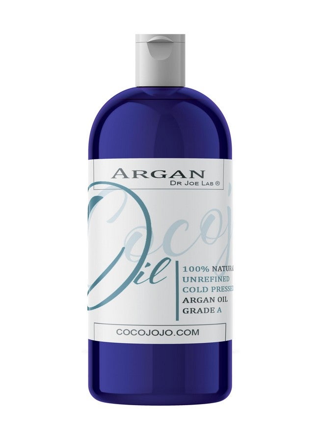 cocojojo Moroccan Argan Oil 100% Pure Argon Natural Cold Pressed Extra Virgin Unrefined Argan Oil 33 Ounce Bottle For Hair Face And Skin Deep Penetrating Moisturizer And Stimulate Growth Marrakesh Oil - Image 1
