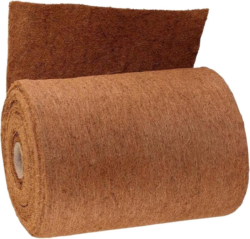 بطانة أصيص جوز الهند 50 سم × 200 سم سجادة زاحف لفة ورقة ألياف طبيعية قابلة للتنفس - Image 1