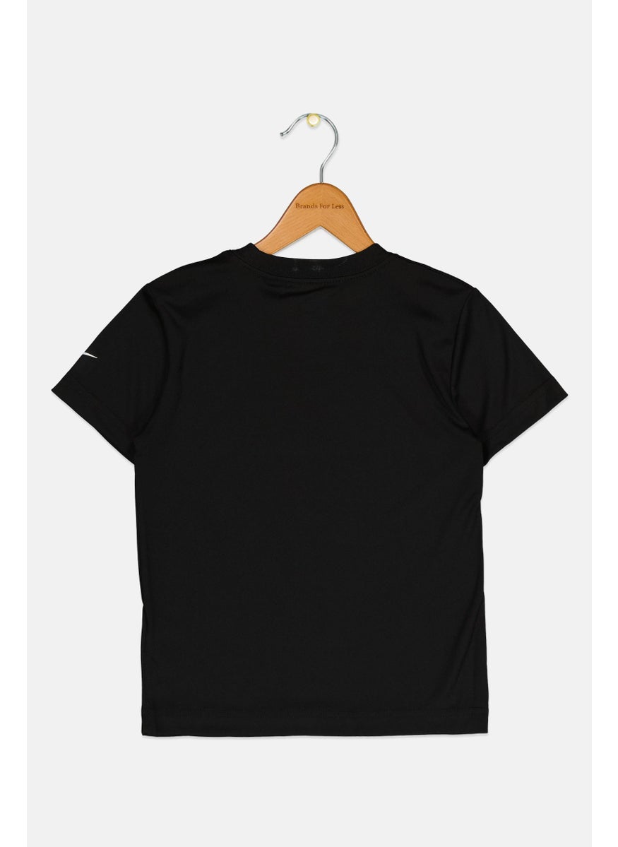 Nike 3Brand by Russell Wilson - Toddler Boy Sportswear Fit Short Sleeve Outdoor T-Shirt, Blck - Image 1