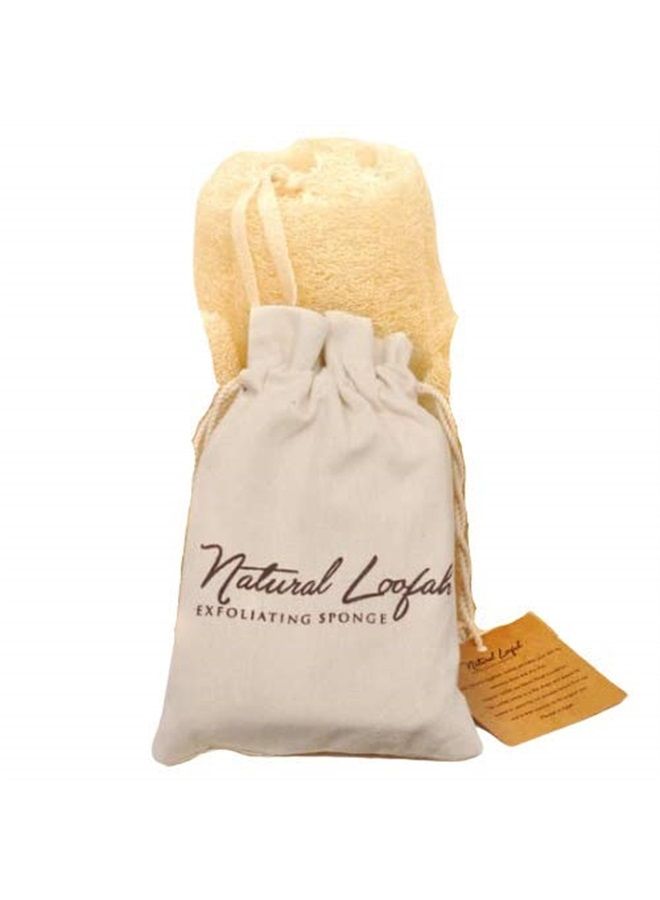 CraftsOfEgypt Egyptian Natural Loofah Sponge Exfoliating Body Scrubber - Our Bath Loofahs Provide a Refreshingly Deep Clean to Your Face & Body - These Luffa Sponges Are Skin-Friendly & Vegan - 6 x 6 Inches, 1 Pack - Image 1