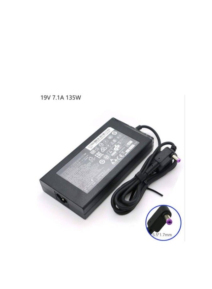 Terabyte 135W Charger UK Plug laptop adapter for acer 19V 7.1A 5.5x1.7mm for AN515-51 N18C3 AN515-41 for Chicony A18-135P1A for Liteon PA-1131-26 Nitro 5 AN515-42 VN7-791G - Image 1