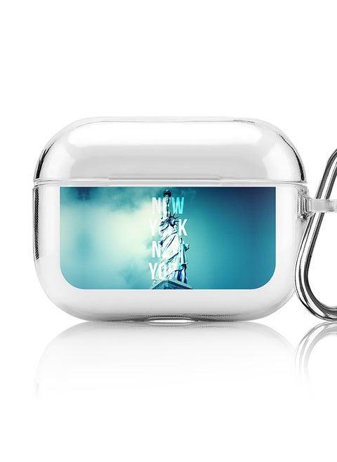 Classic Clear printed Case for Apple AirPods Pro 2nd Generation Thin Transparent Cover [Designed for Apple AirPods Pro 2nd Generation] - New York New York