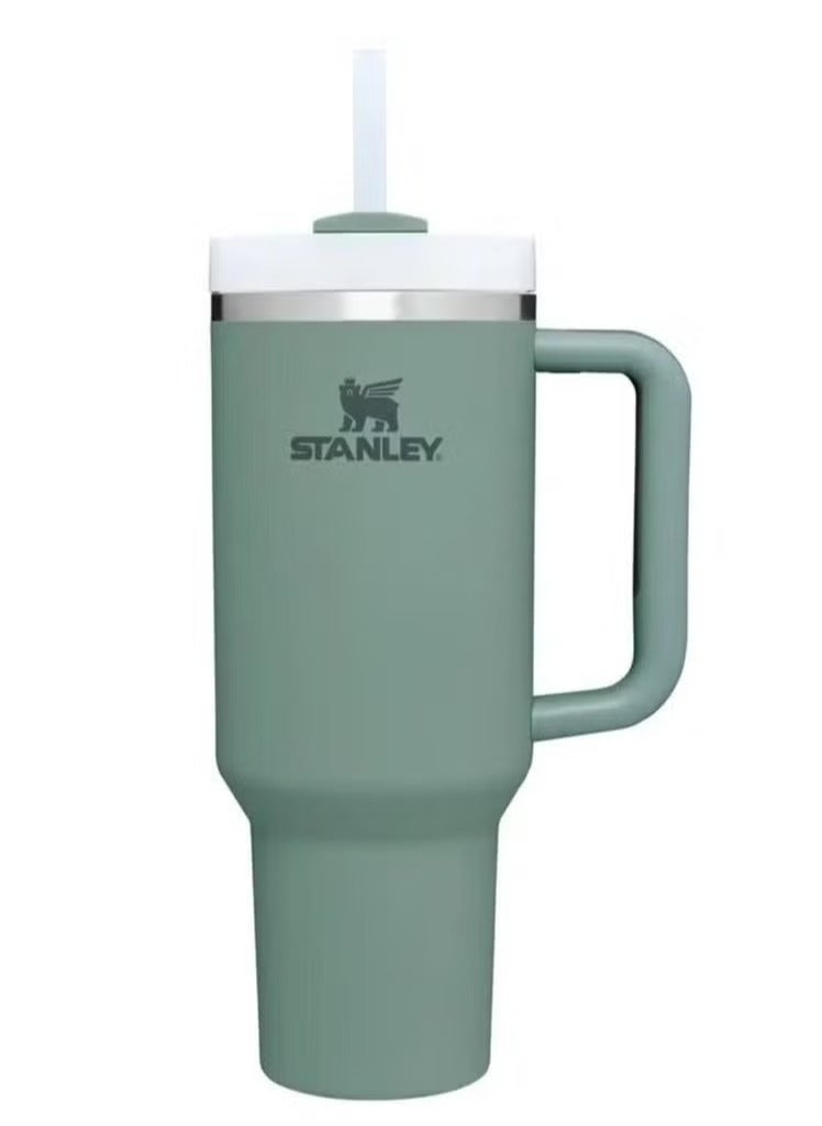 Stanley - Quencher H2.0 FlowState Stainless Steel Vacuum Insulated Tumbler with Lid and Straw for Water, Iced Tea or Coffee, Smoothie and More, 40 oz - Image 1