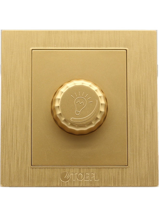 TOEFL Dimmer switch for a 1000 watt lamp, soft gold color, TOEFL - Image 2