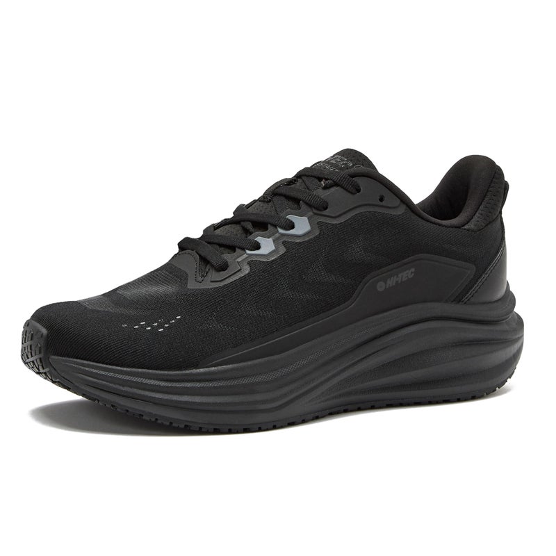 HI-TEC Resist SR Runner Mesh Black Non Slip Work Shoes for Women, Comfortable Water Resistant Womens Food Service Sneakers, Medium and Wide Width - Black, 7 Medium - Image 1