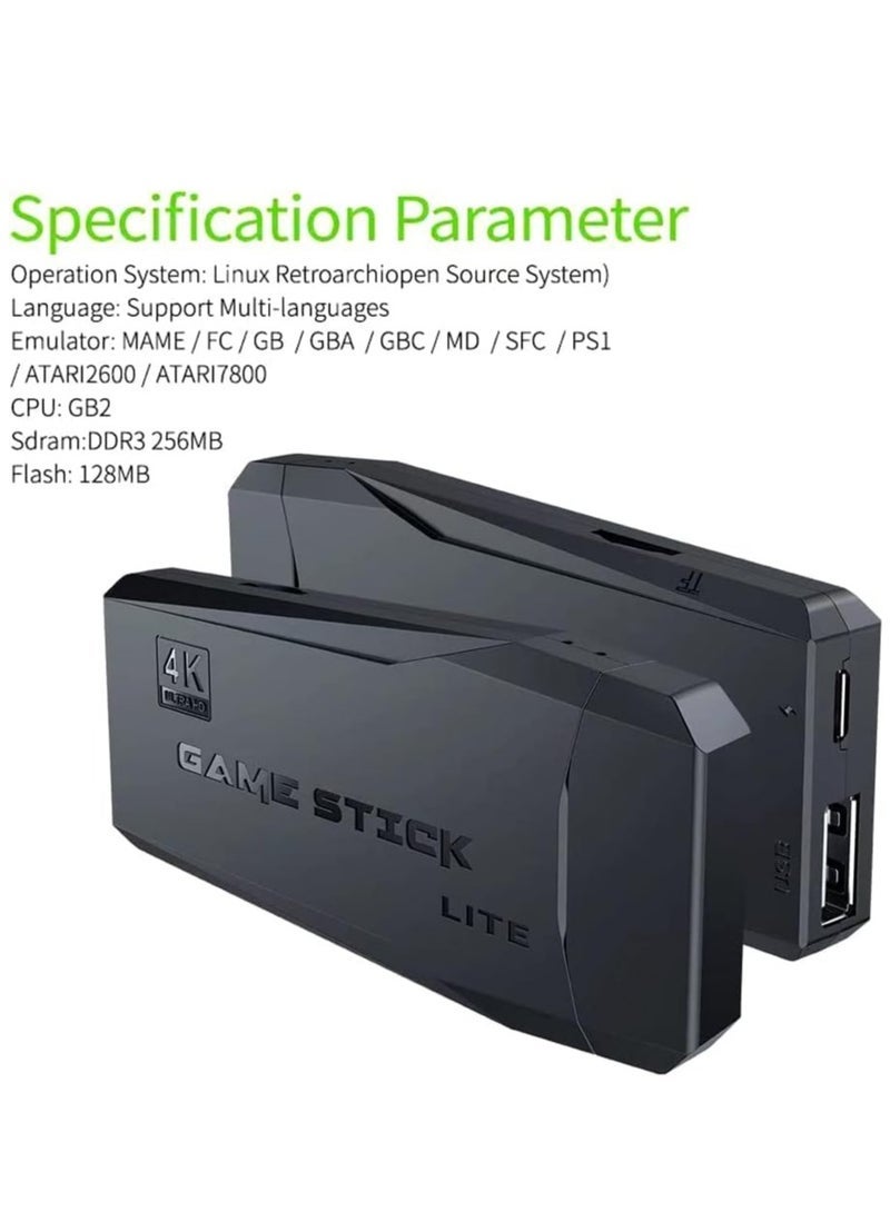 Gravity Wireless Game Console 2.4G HD Arcade PS1 Home TV Mini Game Console U Bao Retro Game Console Wireless Gamepad Controller 64G (new package) - Image 5