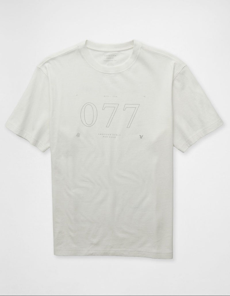 American Eagle AE Running Club Graphic T-Shirt - Image 3